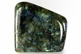 Flashy Free-Standing Polished Labradorite - Madagascar #364184-1